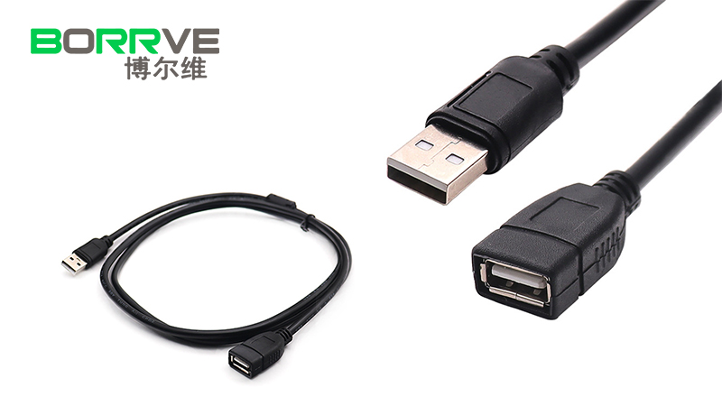 What material is the shielding layer of the USB data cable made of?